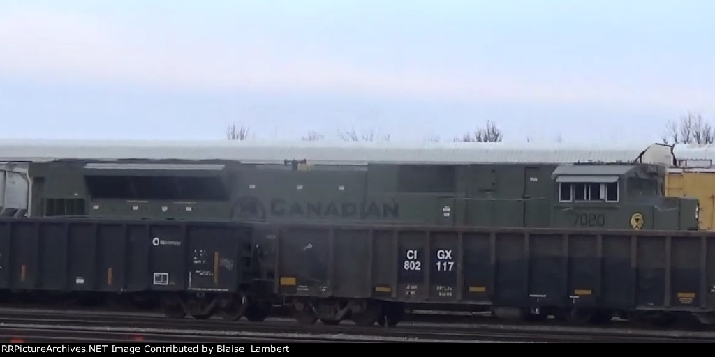 CP Veterans unit hides from me in BNSF yard